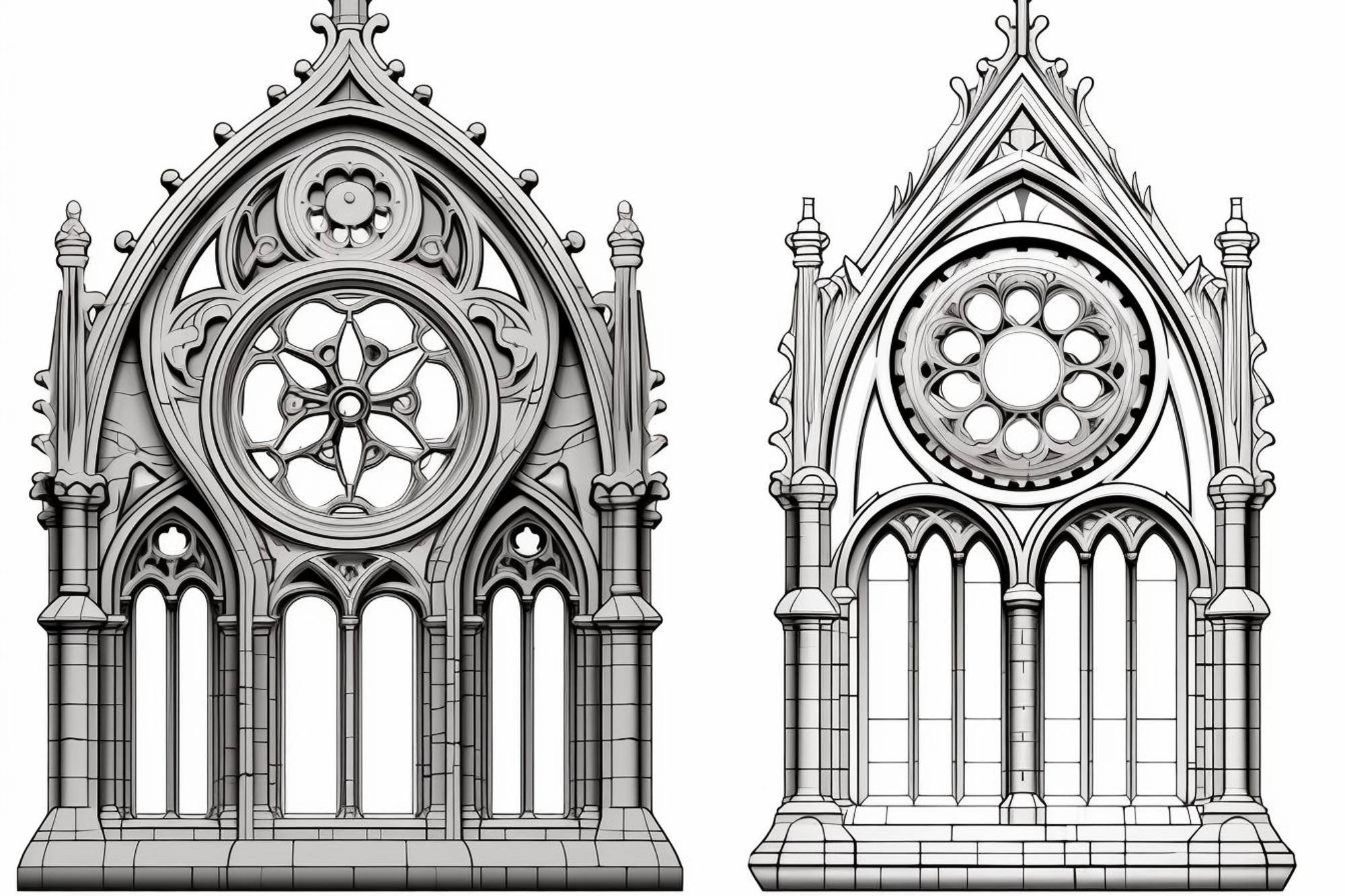 Rozeta gotycka jak narysować efektowny motyw architektoniczny?